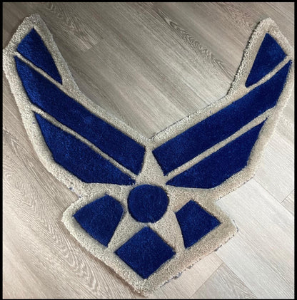 Custom Tufted Acrylic Yarn Rug - Handmade Veteran Owned - Made in Texas