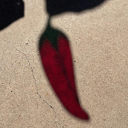 Chili Pepper Stained Glass | Handmade Southwestern Suncatcher | Kitchen Window Décor | Red Green Glass Art | Spicy Gift Idea