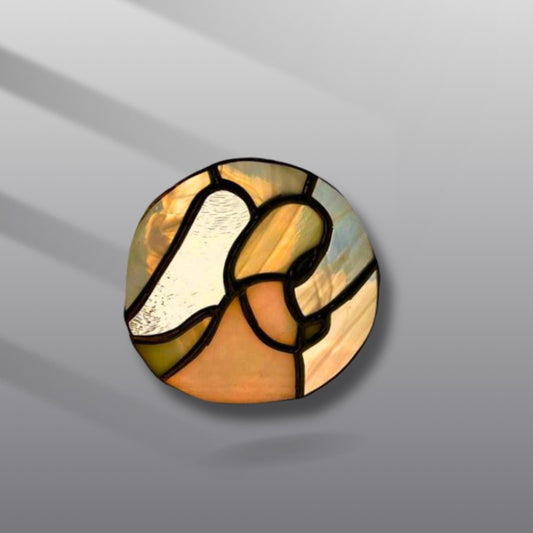 Angel Ornament Stained Glass | Guardian Angel Window Suncatcher | Handmade Memorial Gift | Spiritual Home Décor | Faith Inspired Art