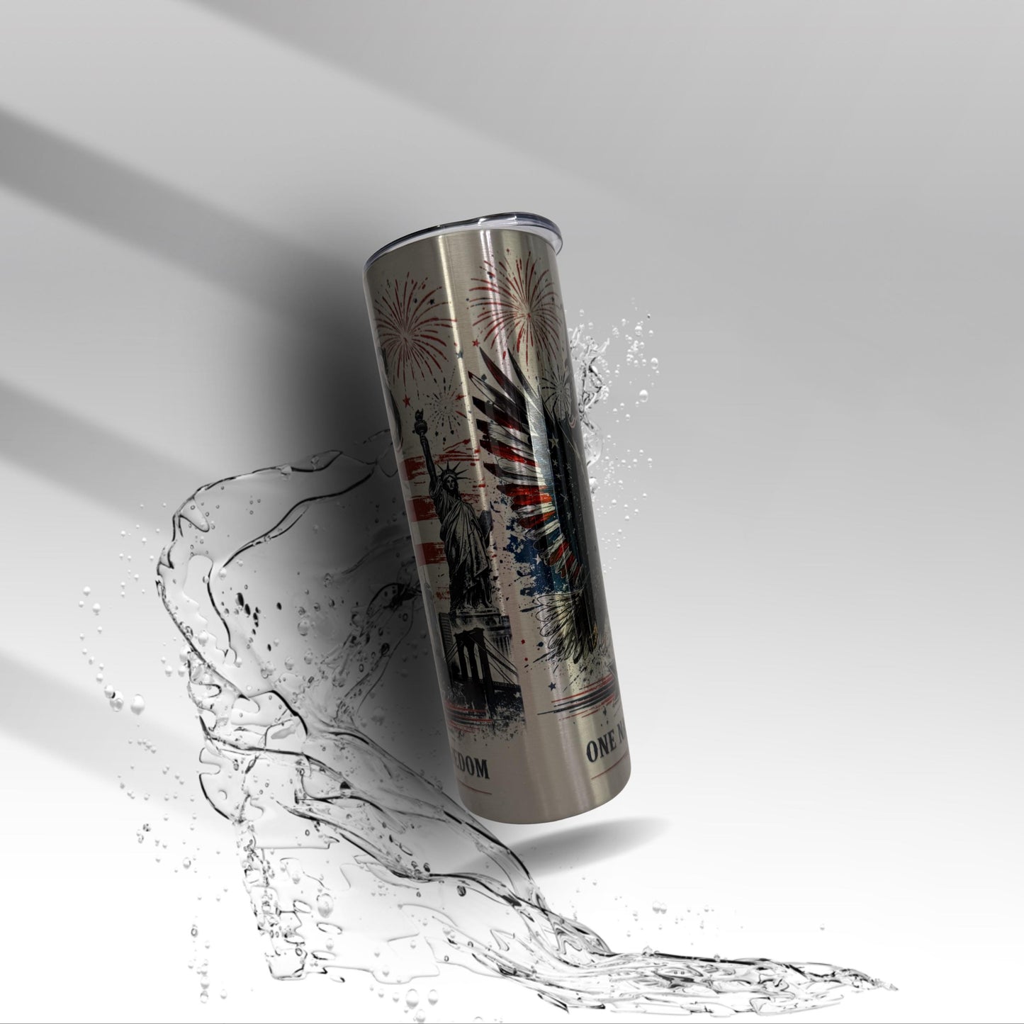 America 250 Years Tumbler | Statue of Liberty Eagle Cup | 1776 2026 Patriotic Stainless Steel Tumbler Gift USA