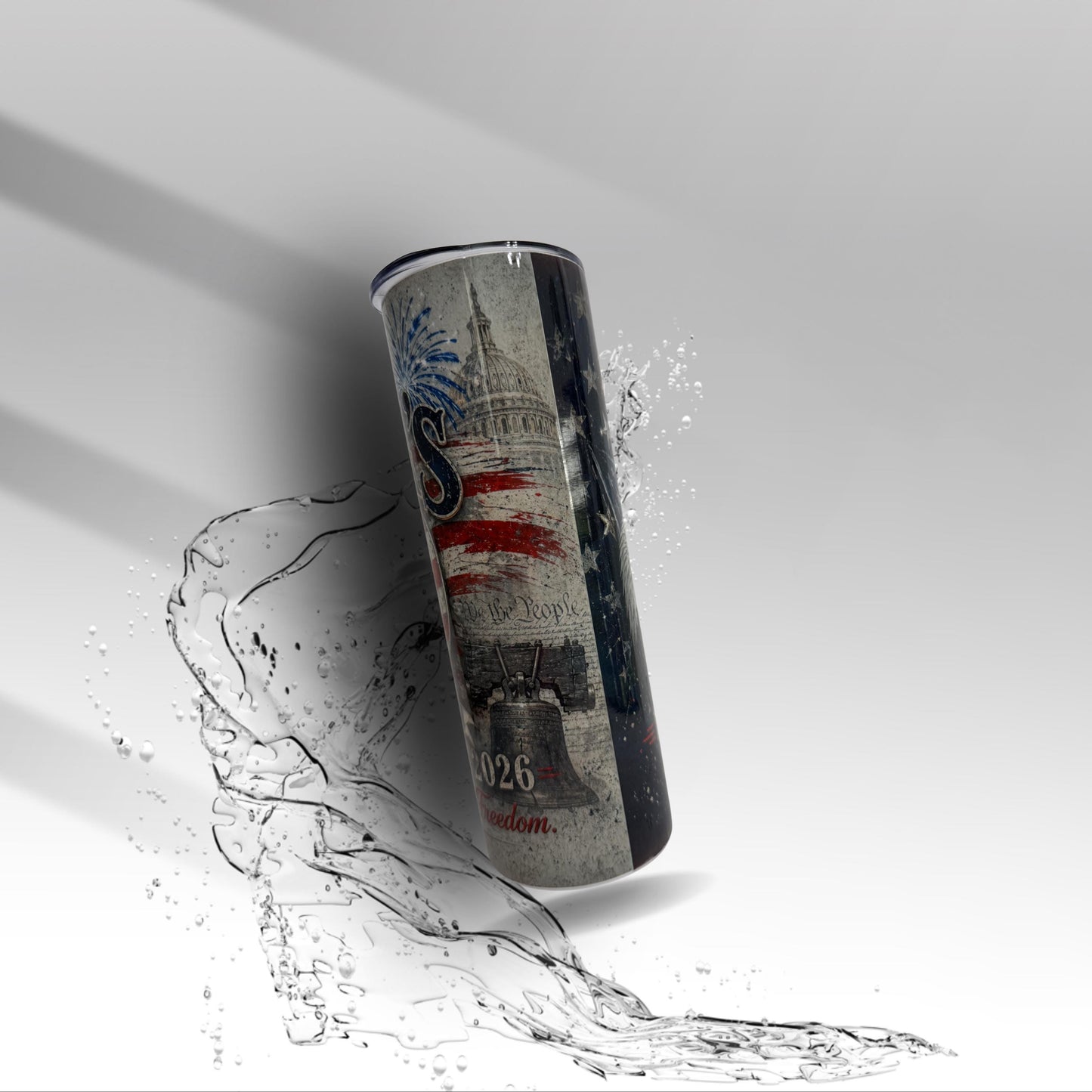 America 250 Years Tumbler | Patriotic Eagle 1776 Cup | USA 2026 Freedom