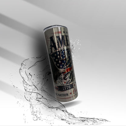 America 250 Years Tumbler | Statue of Liberty Eagle Cup | 1776 2026 Patriotic Stainless Steel Tumbler Gift USA