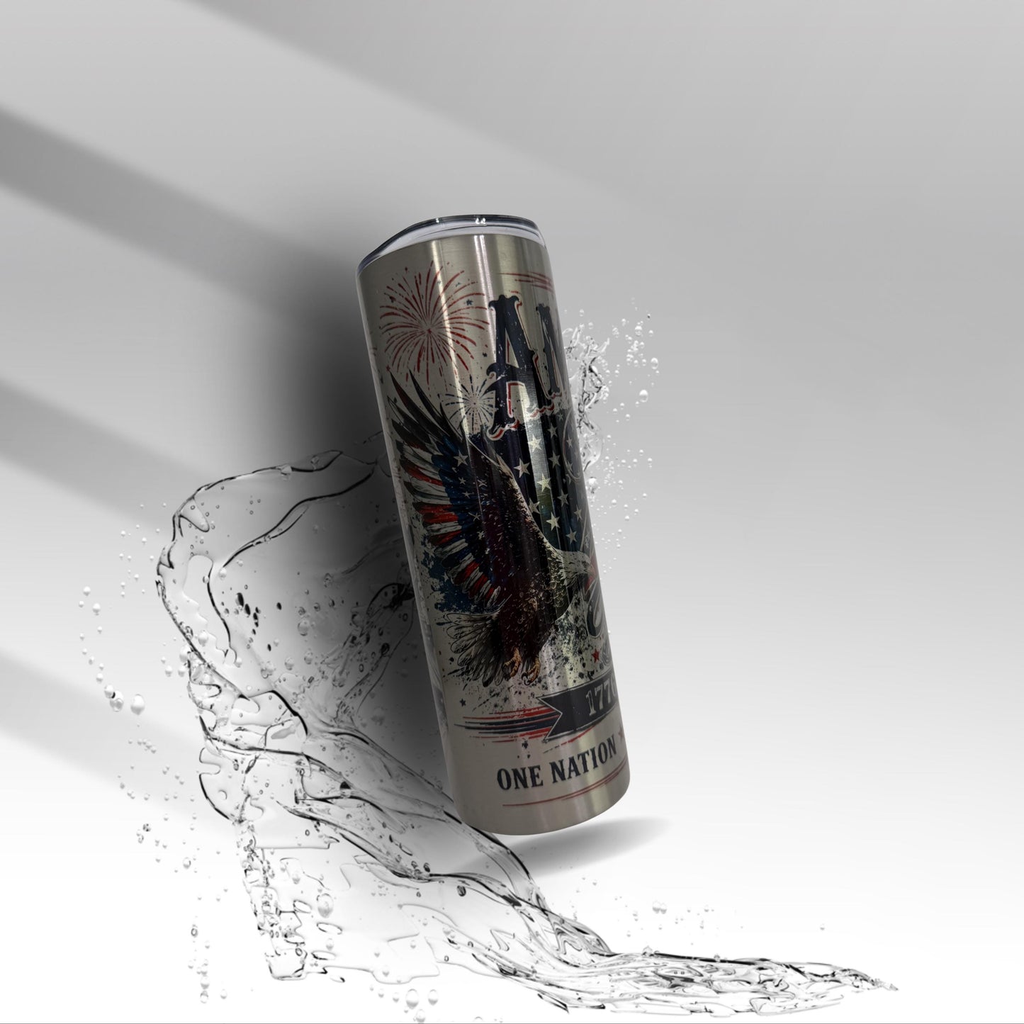 America 250 Years Tumbler | Statue of Liberty Eagle Cup | 1776 2026 Patriotic Stainless Steel Tumbler Gift USA