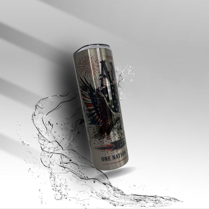 America 250 Years Tumbler | Statue of Liberty Eagle Cup | 1776 2026 Patriotic Stainless Steel Tumbler Gift USA