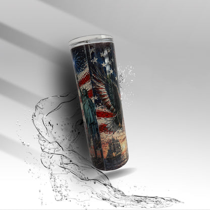 America 250 Years Tumbler | 1776–2026 Patriotic Cup | Statue of Liberty