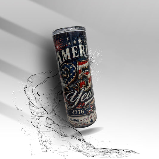 America 250 Years Tumbler | 1776–2026 Patriotic Cup | Statue of Liberty