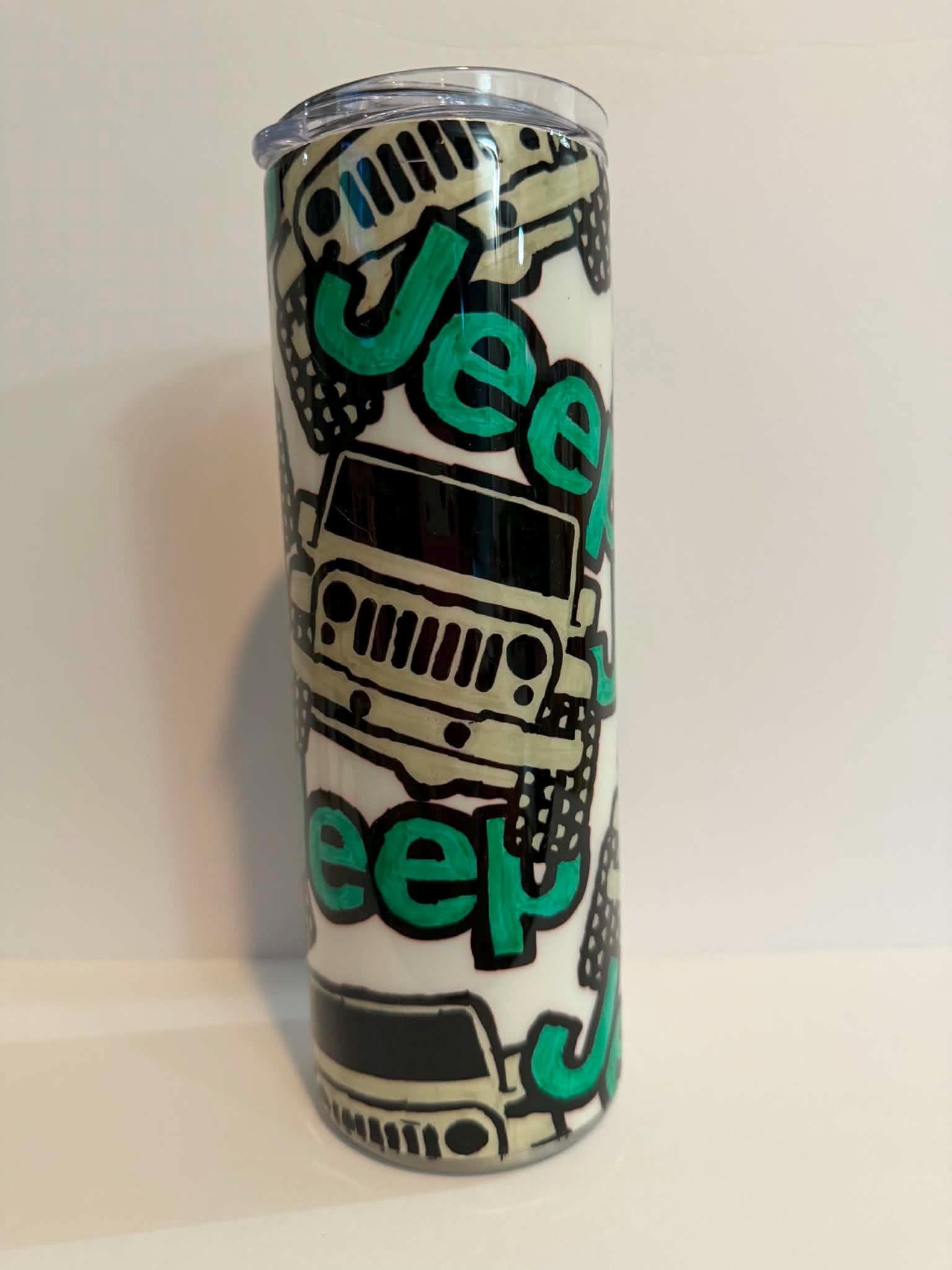 Off-Road Adventure 20oz Epoxy Tumbler | Clearance