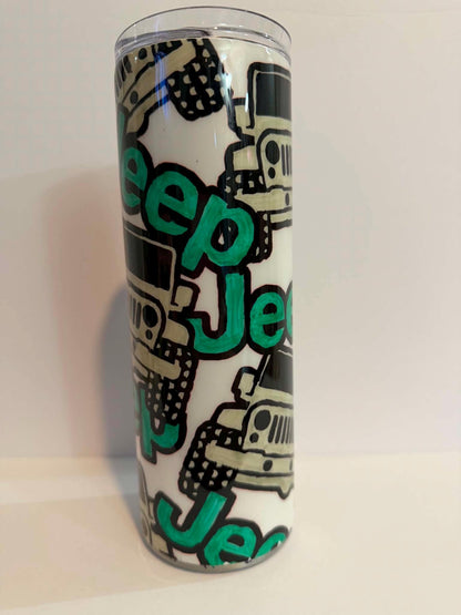 Off-Road Adventure 20oz Epoxy Tumbler | Clearance
