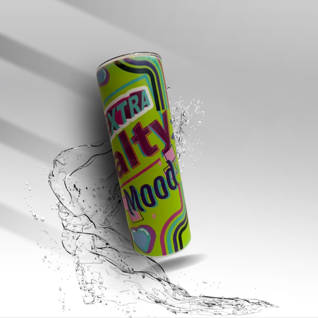 Extra Salty Mood 20oz Glow in the Dark Sublimation Tumbler | Clearance