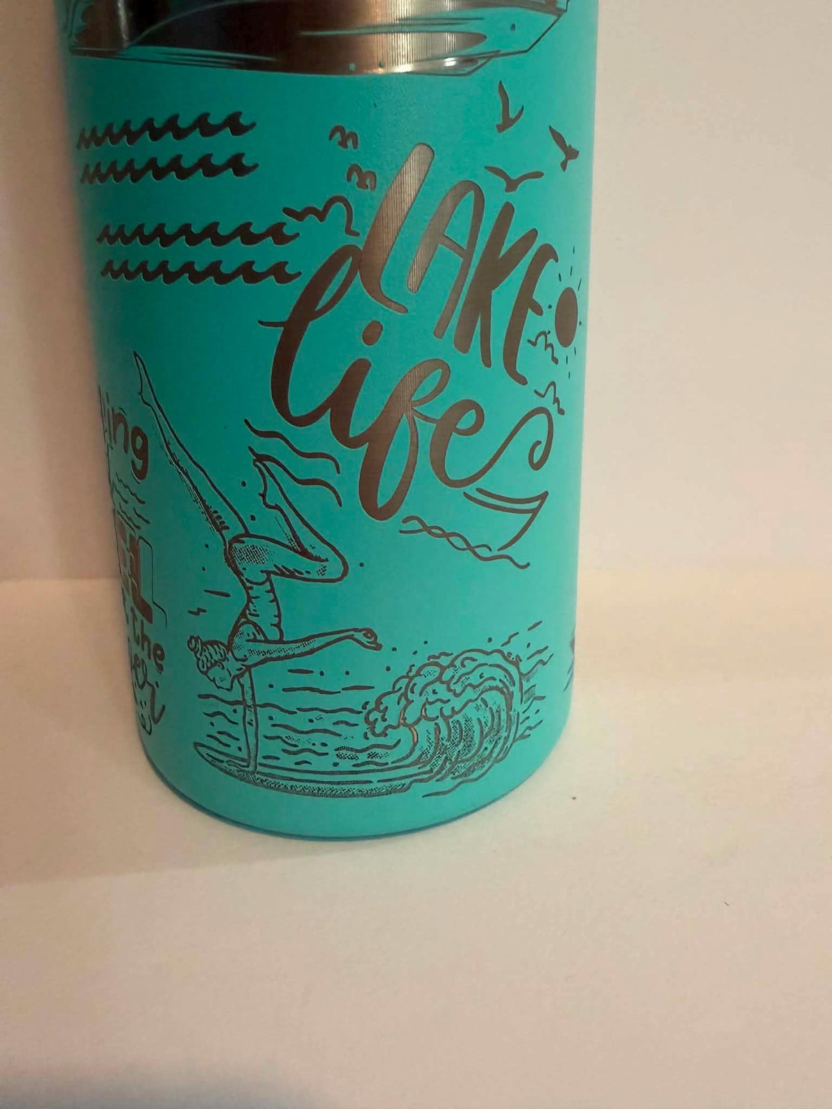 River Life Laser Engraved Tumbler | River Lovin’ Mama 20 oz Stainless Steel Tumbler | Clearance