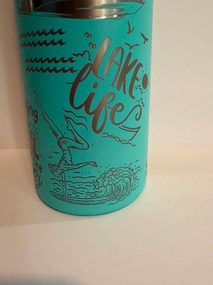 River Life Laser Engraved Tumbler | River Lovin’ Mama 20 oz Stainless Steel Tumbler | Clearance