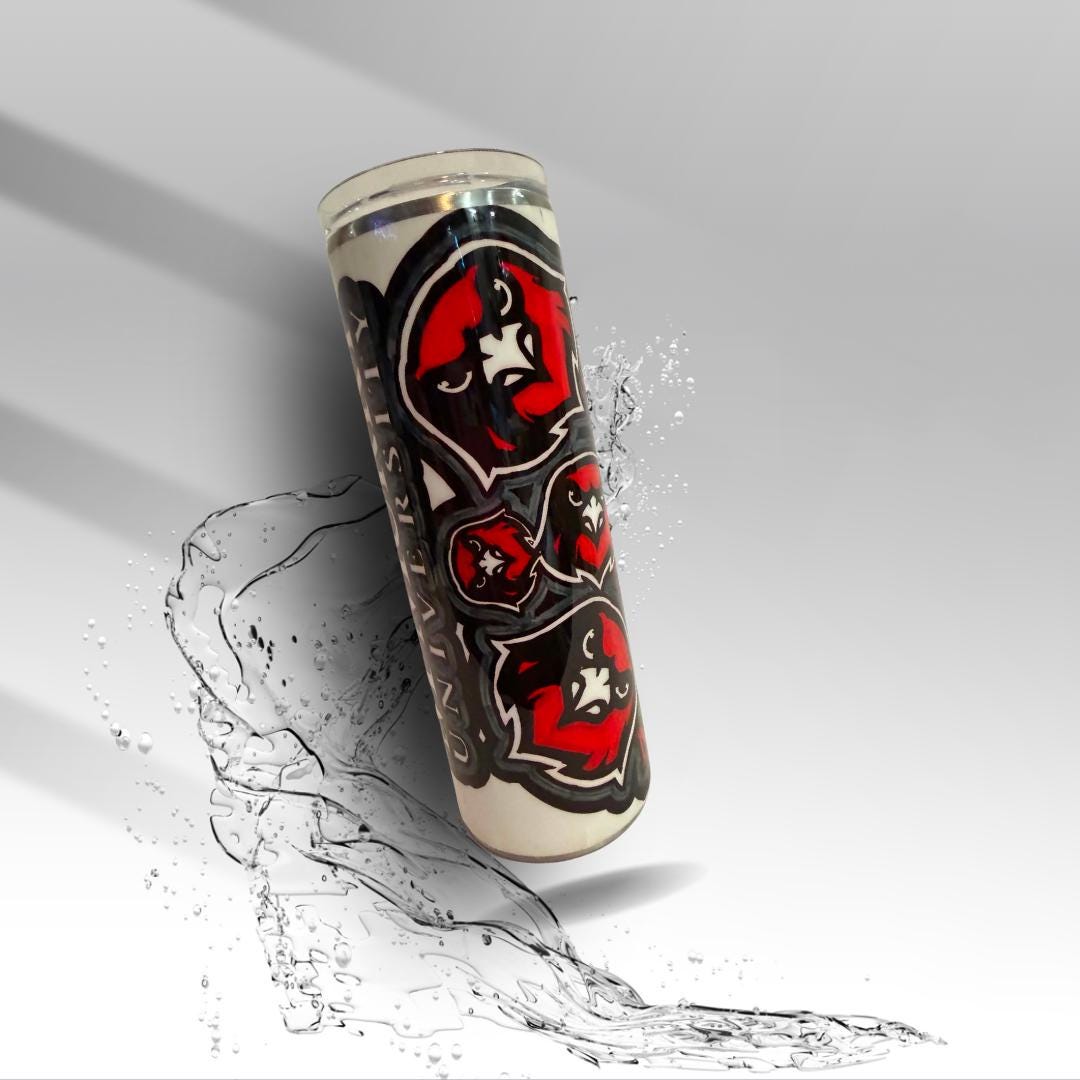 McMurry University Epoxy Tumbler | 20oz Skinny Tumbler | Clearance