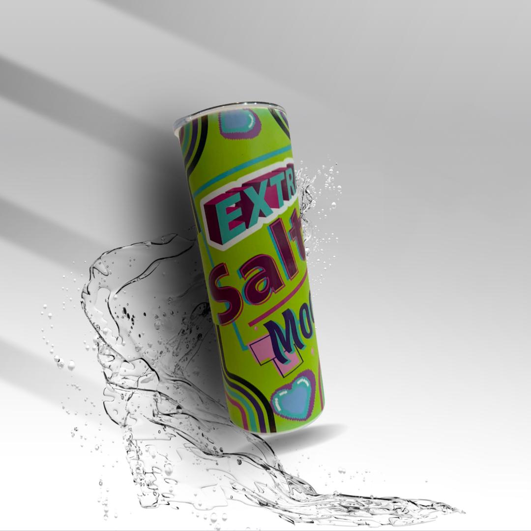 Extra Salty Mood 20oz Glow in the Dark Sublimation Tumbler | Clearance