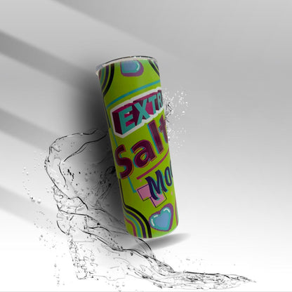 Extra Salty Mood 20oz Glow in the Dark Sublimation Tumbler | Clearance