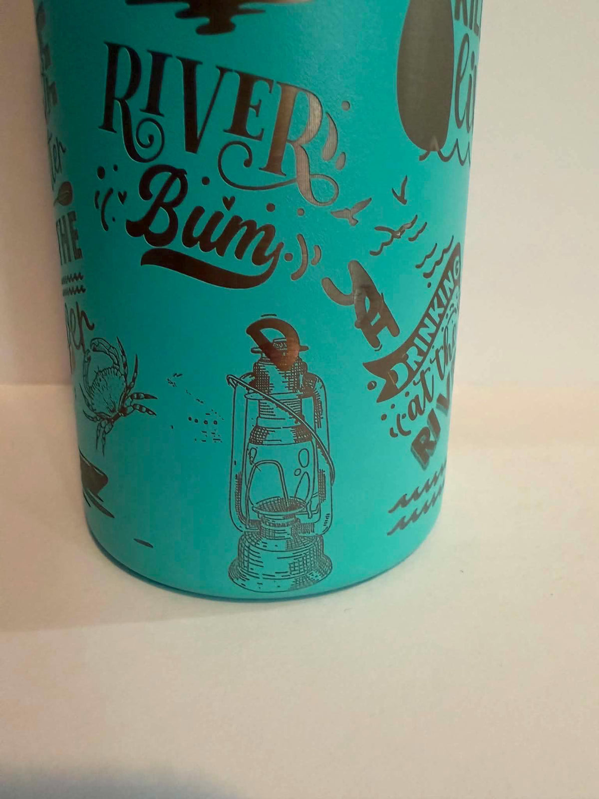 River Life Laser Engraved Tumbler | River Lovin’ Mama 20 oz Stainless Steel Tumbler | Clearance