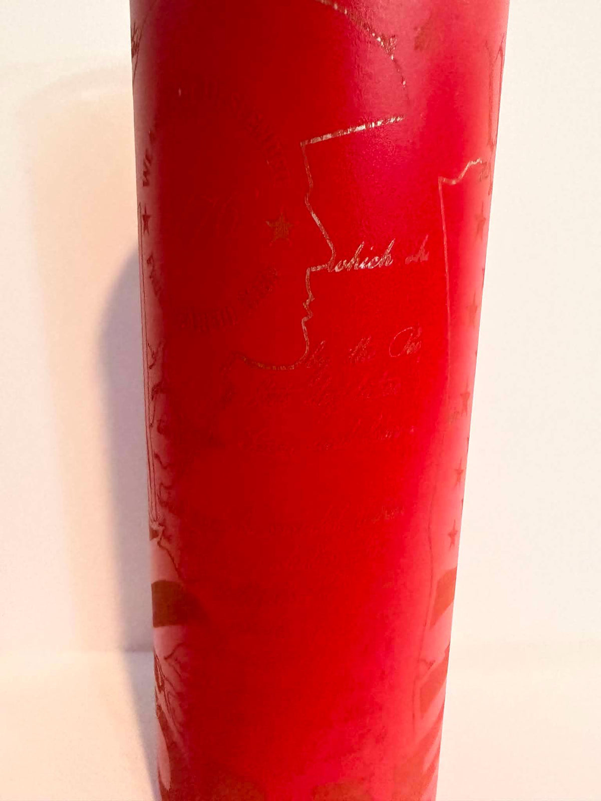 We the People 20 oz Laser Engraved Tumbler | Patriotic Constitution Tumbler | American Flag Stainless Steel Cup | Clearance