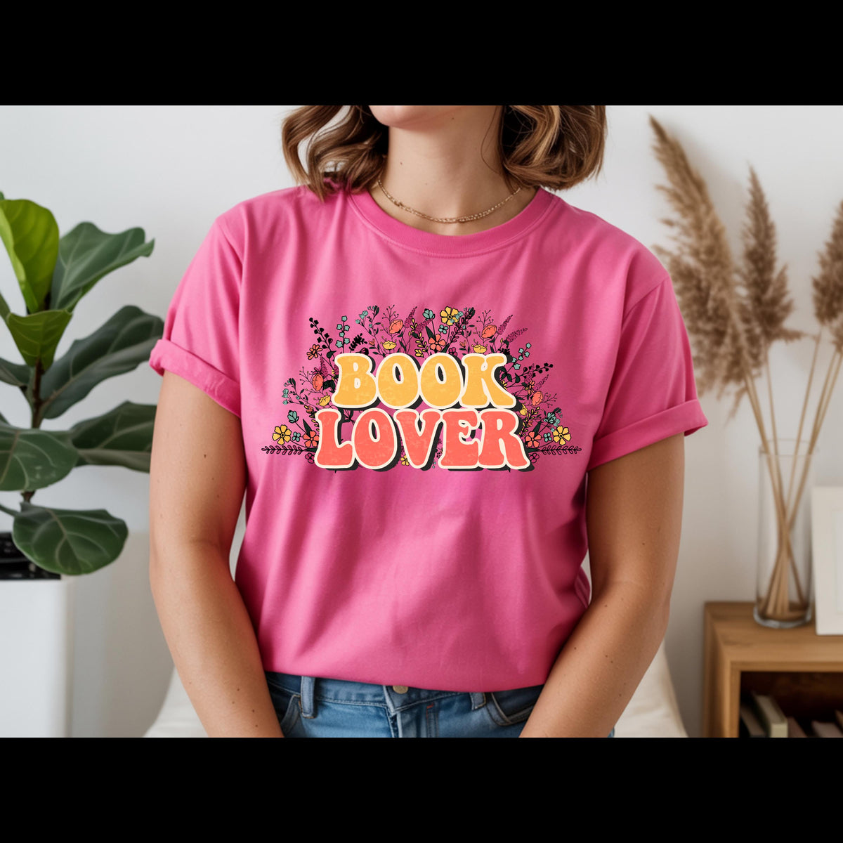 Book Lover Shirt | Retro Reader Graphic Tee | Floral Bookish T-Shirt | Bibliophile Gift | Cute Reading Shirt | Booktok Lover Tee