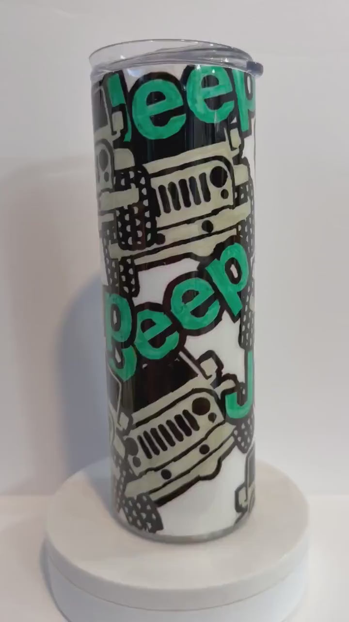 Off-Road Adventure 20oz Epoxy Tumbler | Clearance